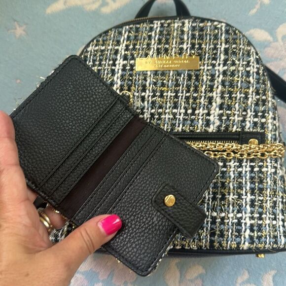 2-pc NWT Laundry Shelli Segal Tweed Backpack - Picture 9 of 9